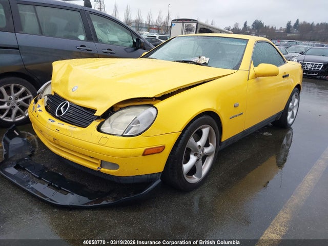 1998 Mercedes-benz Slk 230 Kompressor მანქანა იყიდება აუქციონზე, vin: WDBKK47F8WF038200, აუქციონის ნომერი: 40058770