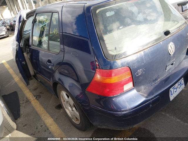 Aukcja sprzedaży 2001 Volkswagen Golf Gls Tdi, vin: 9BWGP21J614063018, numer aukcji: 40060995