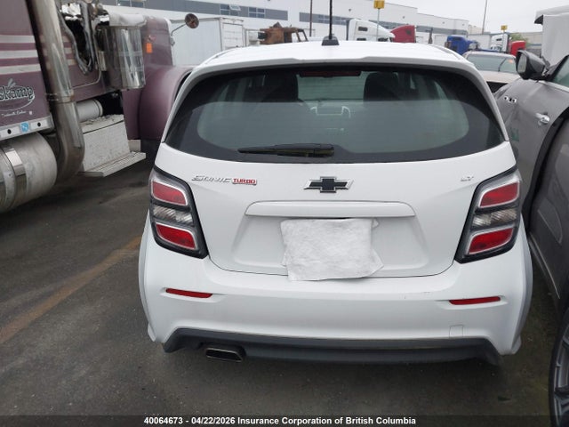2018 Chevrolet Sonic Lt მანქანა იყიდება აუქციონზე, vin: 1G1JD6SB1J4112769, აუქციონის ნომერი: 40064673