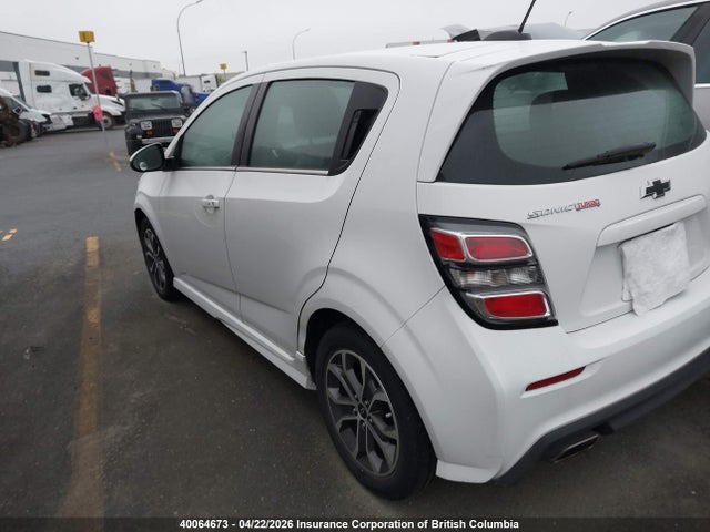 2018 Chevrolet Sonic Lt მანქანა იყიდება აუქციონზე, vin: 1G1JD6SB1J4112769, აუქციონის ნომერი: 40064673