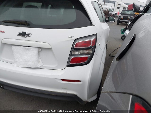 2018 Chevrolet Sonic Lt მანქანა იყიდება აუქციონზე, vin: 1G1JD6SB1J4112769, აუქციონის ნომერი: 40064673