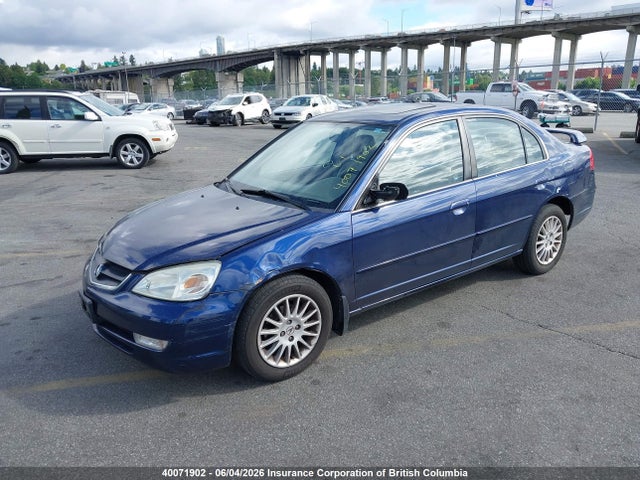 Aukcja sprzedaży 2002 Acura 1.7el Premium, vin: 2HHES36842H006958, numer aukcji: 40071902