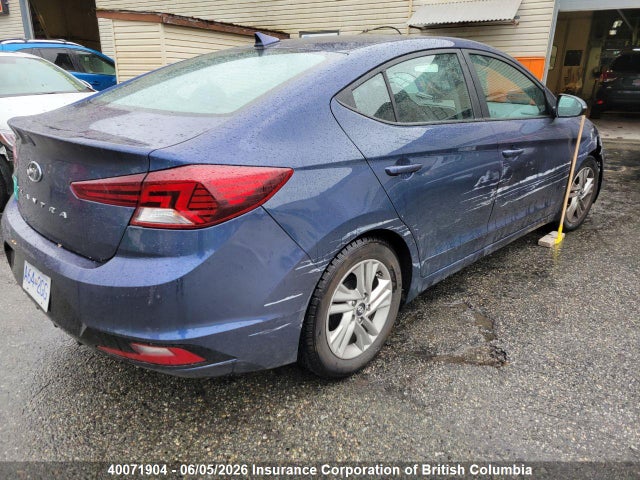 2019 Hyundai Elantra Preferred მანქანა იყიდება აუქციონზე, vin: KMHD84LF6KU871297, აუქციონის ნომერი: 40071904