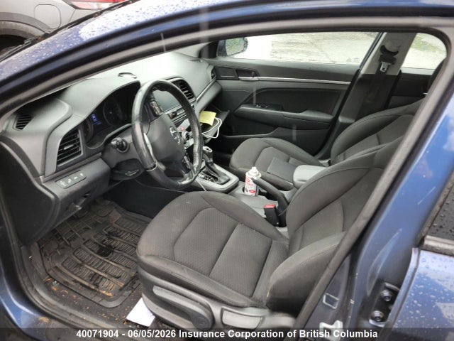 2019 Hyundai Elantra Preferred მანქანა იყიდება აუქციონზე, vin: KMHD84LF6KU871297, აუქციონის ნომერი: 40071904