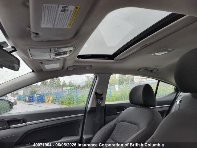 2019 Hyundai Elantra Preferred მანქანა იყიდება აუქციონზე, vin: KMHD84LF6KU871297, აუქციონის ნომერი: 40071904