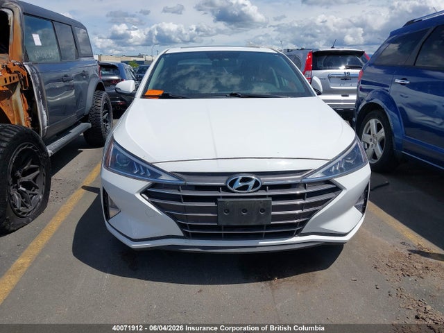 2019 Hyundai Elantra Preferred მანქანა იყიდება აუქციონზე, vin: KMHD84LF1KU764139, აუქციონის ნომერი: 40071912