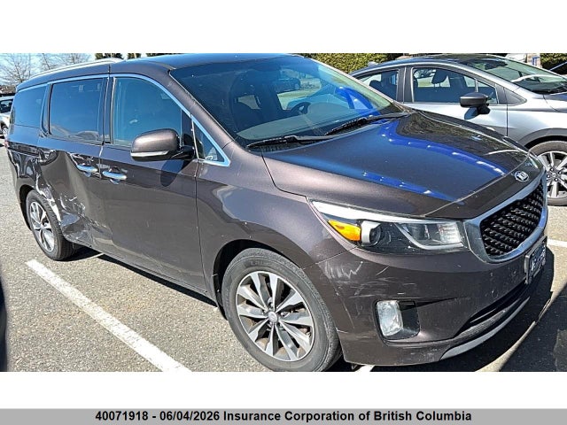 2017 Kia Sedona Sx+ მანქანა იყიდება აუქციონზე, vin: KNDMC5C19H6278950, აუქციონის ნომერი: 40071918