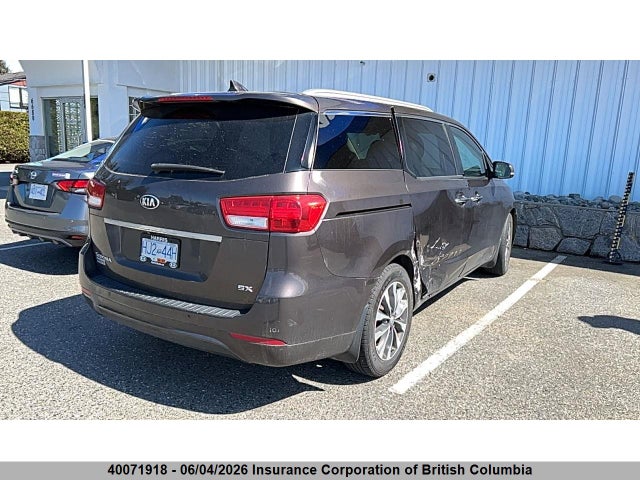 2017 Kia Sedona Sx+ მანქანა იყიდება აუქციონზე, vin: KNDMC5C19H6278950, აუქციონის ნომერი: 40071918