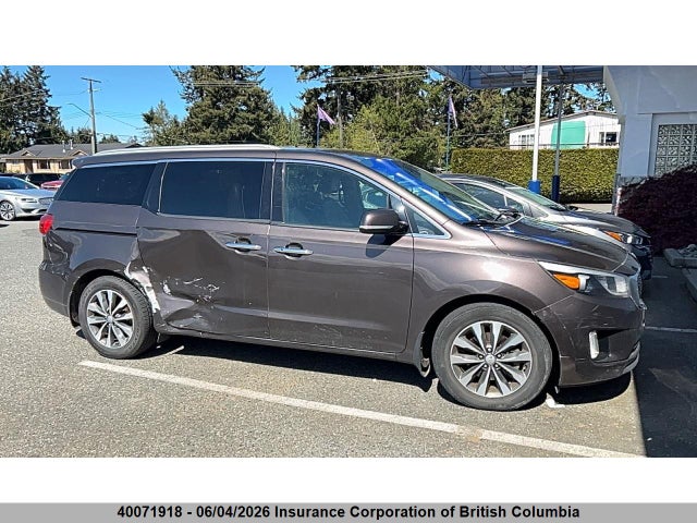 2017 Kia Sedona Sx+ მანქანა იყიდება აუქციონზე, vin: KNDMC5C19H6278950, აუქციონის ნომერი: 40071918
