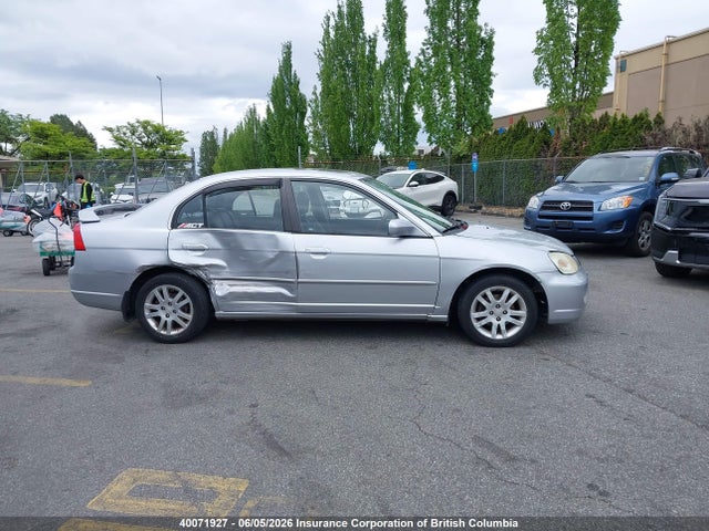 40071927 :رقم المزاد ، 2HHES36873H005126 vin ، 2003 Acura 1.7el Premium مزاد بيع