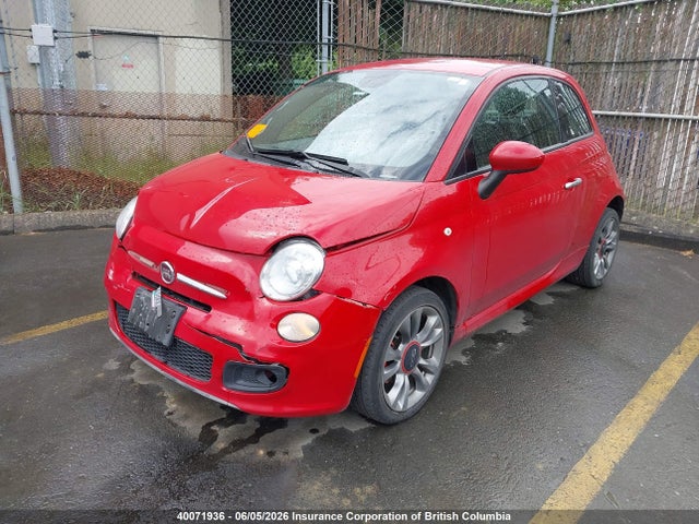 Fiat 500 2014 3C3CFFBR4ET244422 Image 2