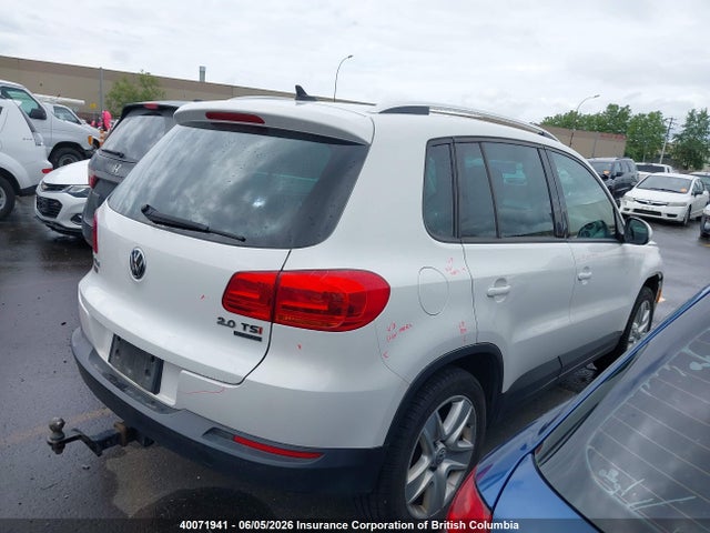 2014 Volkswagen Tiguan Comfortline/highline/trendline მანქანა იყიდება აუქციონზე, vin: WVGJV3AX6EW521324, აუქციონის ნომერი: 40071941