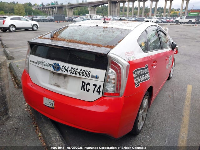 2012 Toyota Prius მანქანა იყიდება აუქციონზე, vin: JTDKN3DU7C1484482, აუქციონის ნომერი: 40071948
