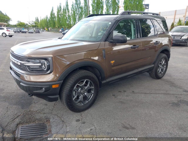 Aukcja sprzedaży 2022 Ford Bronco Sport Badlands, vin: 3FMCR9D9XNRD85117, numer aukcji: 40071973