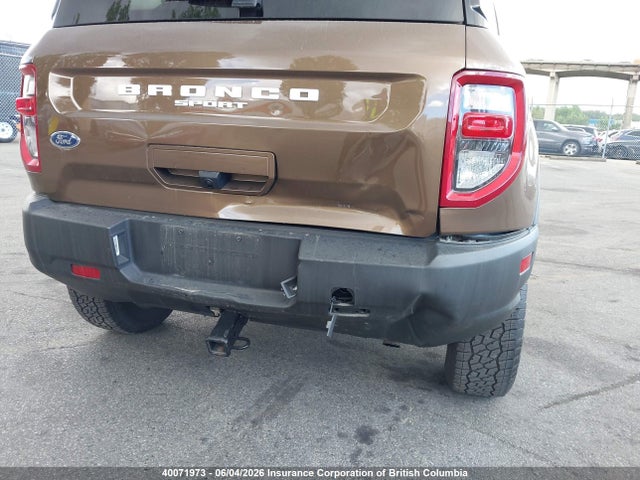Aukcja sprzedaży 2022 Ford Bronco Sport Badlands, vin: 3FMCR9D9XNRD85117, numer aukcji: 40071973
