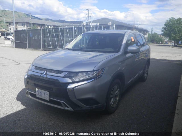 40072010 :رقم المزاد ، JA4AZ2A33KZ609655 vin ، 2019 Mitsubishi Outlander Es مزاد بيع