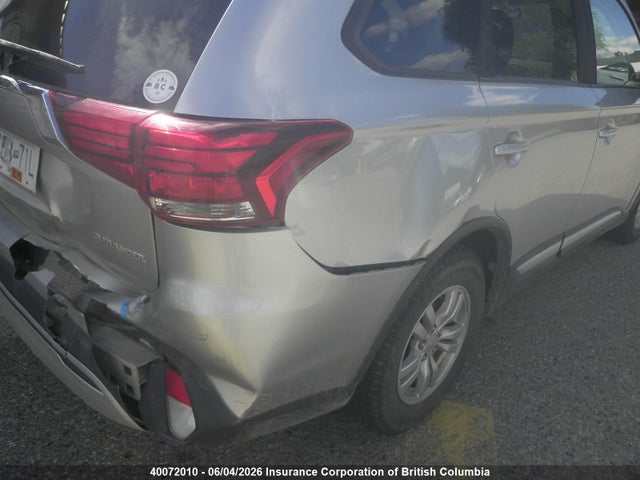 40072010 :رقم المزاد ، JA4AZ2A33KZ609655 vin ، 2019 Mitsubishi Outlander Es مزاد بيع