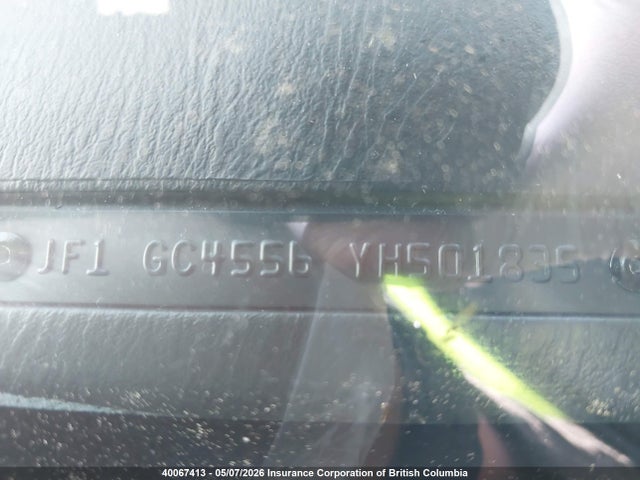 40067413 :رقم المزاد ، JF1GC4556YH501835 vin ، 2000 Subaru Impreza Lx مزاد بيع
