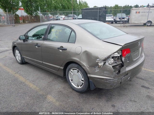 40072018 :رقم المزاد ، 2HGFA16468H012878 vin ، 2008 Honda Civic مزاد بيع