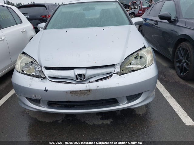 2005 Honda Civic მანქანა იყიდება აუქციონზე, vin: 2HGES16655H028799, აუქციონის ნომერი: 40072027