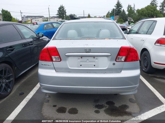 2005 Honda Civic მანქანა იყიდება აუქციონზე, vin: 2HGES16655H028799, აუქციონის ნომერი: 40072027