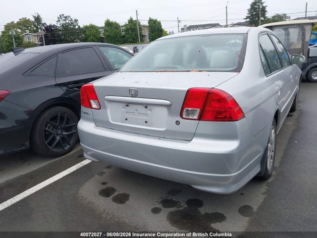2005 Honda Civic მანქანა იყიდება აუქციონზე, vin: 2HGES16655H028799, აუქციონის ნომერი: 40072027