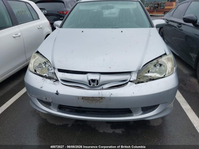 2005 Honda Civic მანქანა იყიდება აუქციონზე, vin: 2HGES16655H028799, აუქციონის ნომერი: 40072027