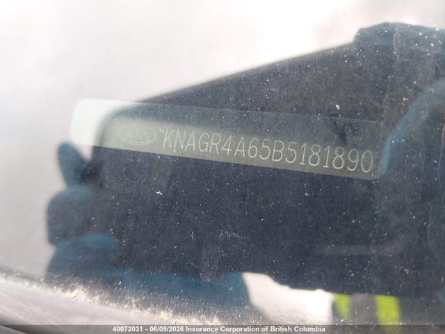 Aukcja sprzedaży 2011 Kia Optima Turbo Sx, vin: KNAGR4A65B5181890, numer aukcji: 40072031