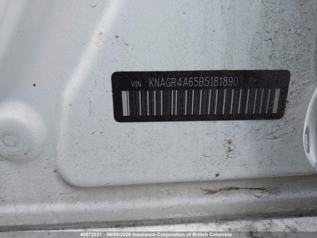 Aukcja sprzedaży 2011 Kia Optima Turbo Sx, vin: KNAGR4A65B5181890, numer aukcji: 40072031