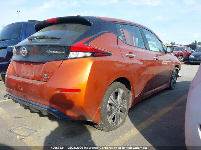 Продажа на аукционе авто 2022 Nissan Leaf Sl Plus, vin: 1N4BZ1DV2NC558809, номер лота: 40069321