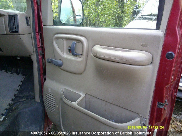 Aukcja sprzedaży 1997 Chevrolet Express G2500, vin: 1GCFG29M5V1053303, numer aukcji: 40072057