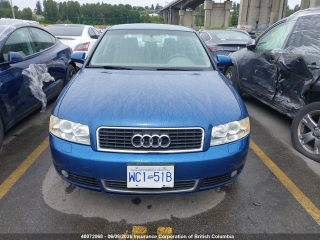 2005 Audi A4 მანქანა იყიდება აუქციონზე, vin: WAUJC68E25A077031, აუქციონის ნომერი: 40072068