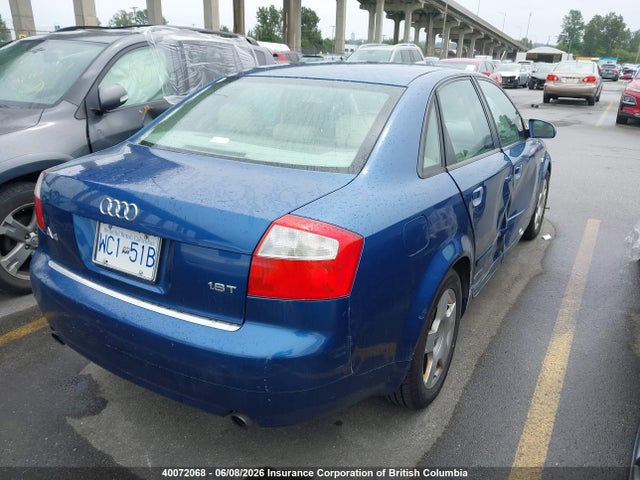 2005 Audi A4 მანქანა იყიდება აუქციონზე, vin: WAUJC68E25A077031, აუქციონის ნომერი: 40072068