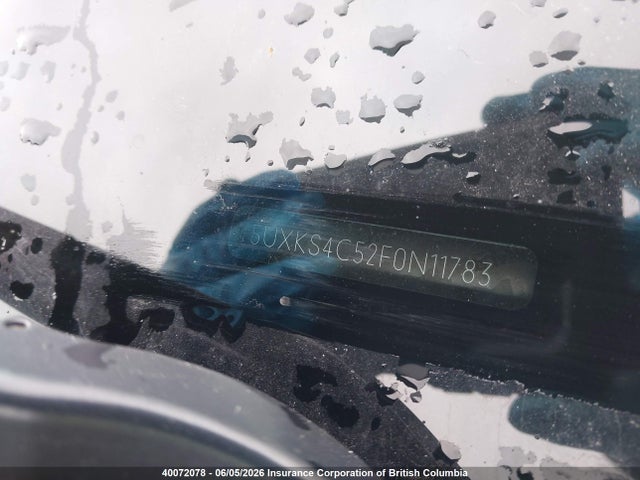 Aukcja sprzedaży 2015 Bmw X5, vin: 5UXKS4C52F0N11783, numer aukcji: 40072078