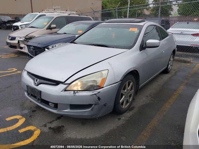 2003 Honda Accord Ex-v6 მანქანა იყიდება აუქციონზე, vin: 1HGCM82513A800430, აუქციონის ნომერი: 40072094