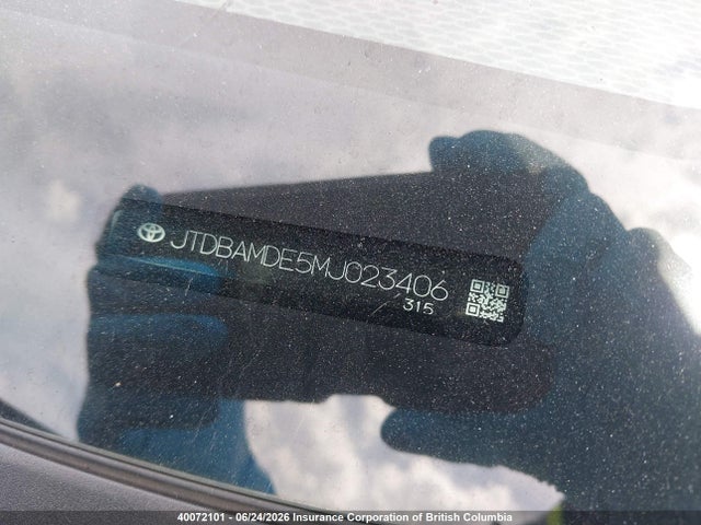 Toyota Corolla 2021 JTDBAMDE5MJ023406 Image 19