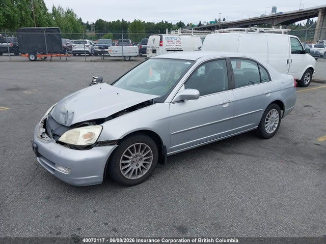 40072117 :رقم المزاد ، 2HHES36642H006554 vin ، 2002 Acura 1.7el Touring مزاد بيع