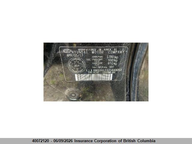Aukcja sprzedaży 2018 Hyundai Elantra Gl, vin: KMHD84LF2JU448053, numer aukcji: 40072120