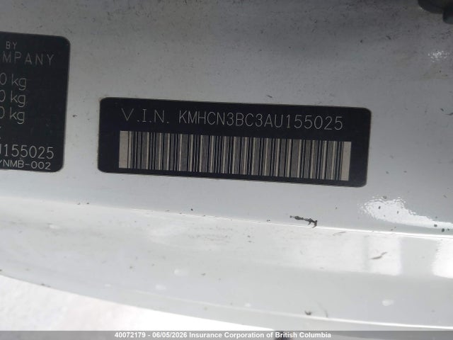 Auction sale of the 2010 Hyundai Accent Se, vin: KMHCN3BC3AU155025, lot number: 40072179