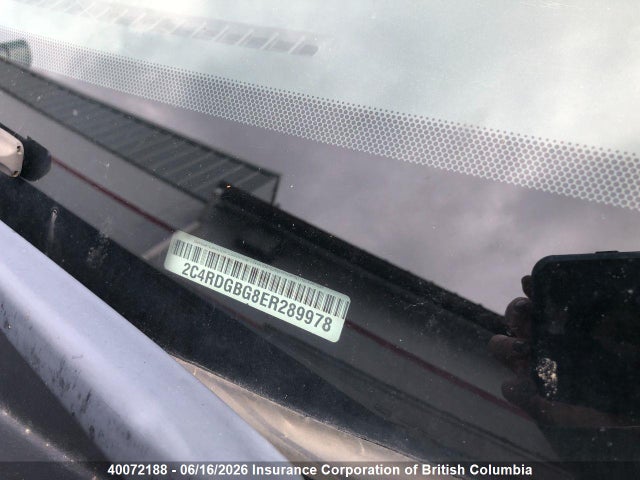 Продаж на аукціоні авто 2014 Dodge Grand Caravan Se, vin: 2C4RDGBG8ER289978, номер лоту: 40072188