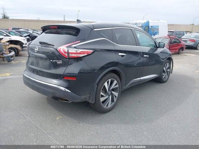 Продаж на аукціоні авто 2017 Nissan Murano Platinum/sl/sv, vin: 5N1AZ2MH0HN118355, номер лоту: 40072190