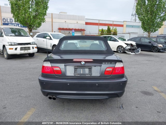 2006 Bmw 330ci მანქანა იყიდება აუქციონზე, vin: WBABW53466PZ40299, აუქციონის ნომერი: 40072191