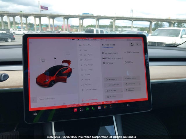 Продаж на аукціоні авто 2020 Tesla Model 3, vin: 5YJ3E1EA7LF734257, номер лоту: 40072204