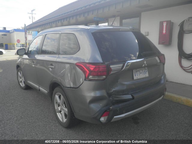 2016 Mitsubishi Outlander Es მანქანა იყიდება აუქციონზე, vin: JA4AZ2A39GZ605696, აუქციონის ნომერი: 40072208