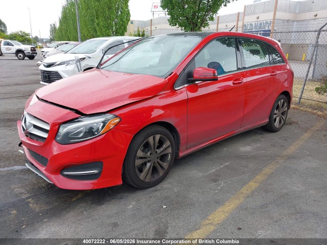 Aukcja sprzedaży 2018 Mercedes-benz B 250 4matic, vin: WDDMH4GB6JJ460631, numer aukcji: 40072222