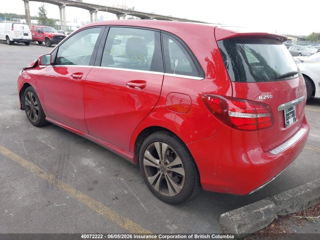 Aukcja sprzedaży 2018 Mercedes-benz B 250 4matic, vin: WDDMH4GB6JJ460631, numer aukcji: 40072222