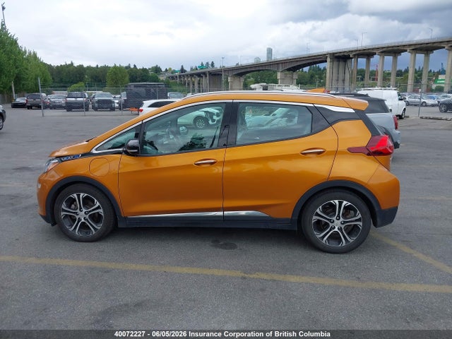 2017 Chevrolet Bolt Ev Premier მანქანა იყიდება აუქციონზე, vin: 1G1FX6S04H4147537, აუქციონის ნომერი: 40072227