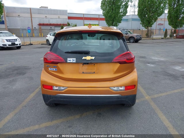 2017 Chevrolet Bolt Ev Premier მანქანა იყიდება აუქციონზე, vin: 1G1FX6S04H4147537, აუქციონის ნომერი: 40072227