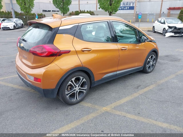 2017 Chevrolet Bolt Ev Premier მანქანა იყიდება აუქციონზე, vin: 1G1FX6S04H4147537, აუქციონის ნომერი: 40072227