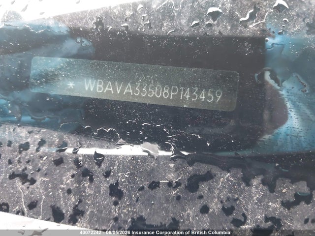 Продажа на аукционе авто 2008 Bmw 328i, vin: WBAVA33508P143459, номер лота: 40072242